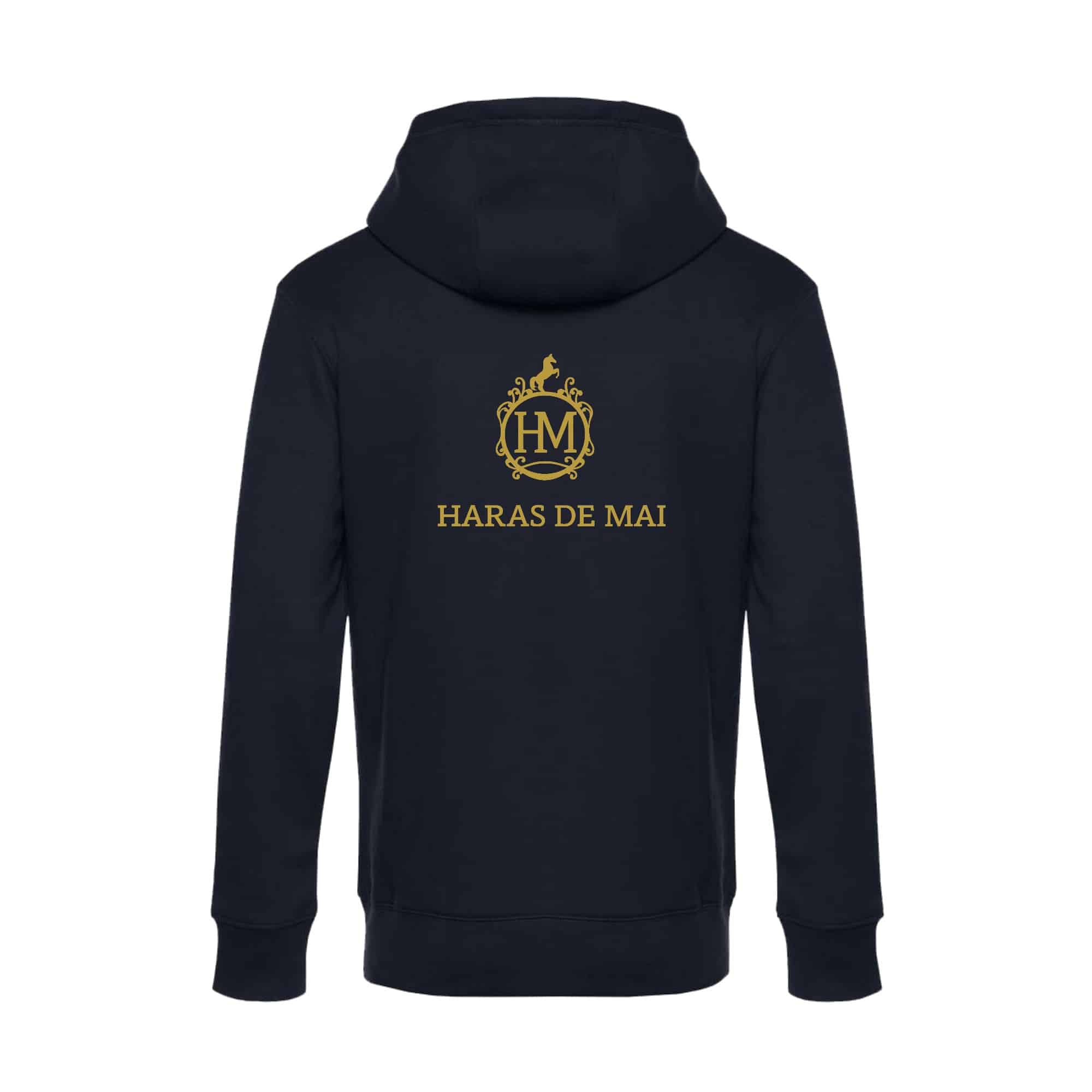 SWEAT ZIPPÉ (Homme) - Haras de Mai - Navy - BCU03K – Image 3
