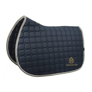 Tapis de selle Equithème "Orion" - Haras de Mai - Navy - 20477