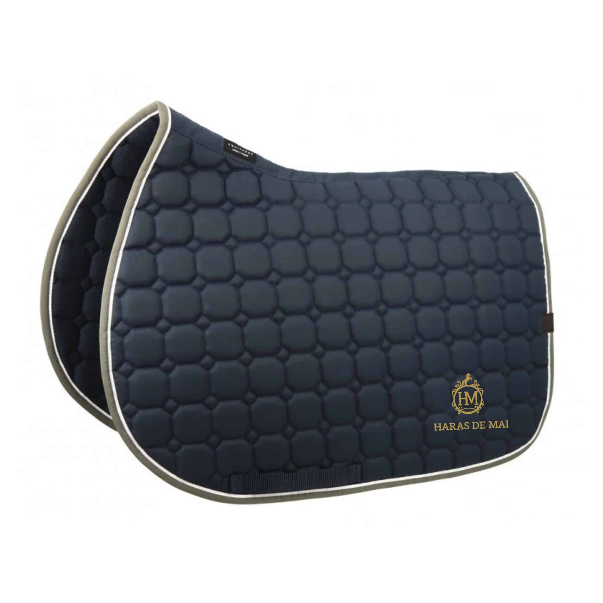 Tapis de selle Equithème "Orion" - Haras de Mai - Navy - 20477