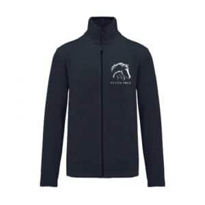 Veste micropolaire zippée (homme) – Haras des Petits Prés - Navy – K911