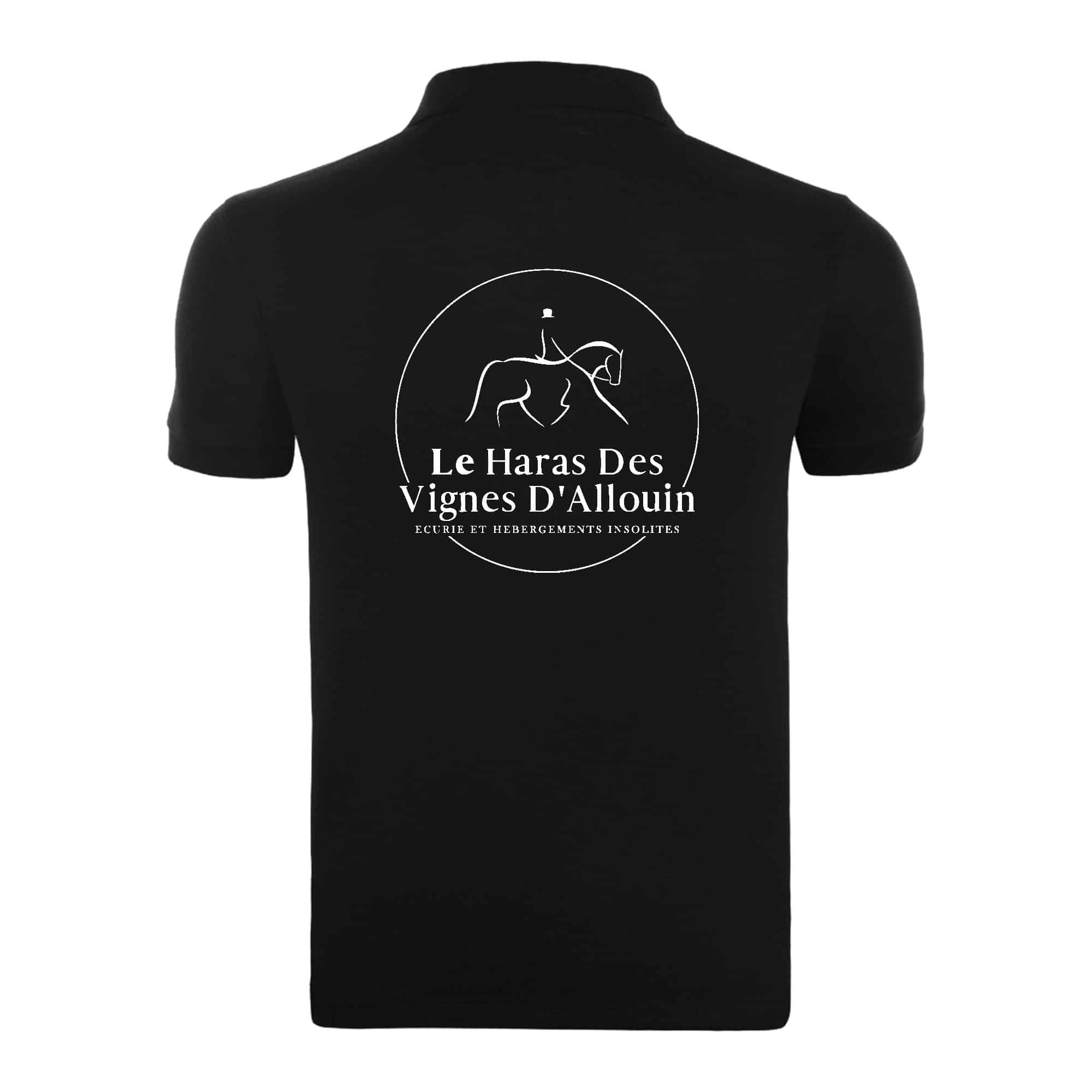 POLO (enfant) - Le Haras des Vignes d'Allouin - Noir - BCK424 – Image 3