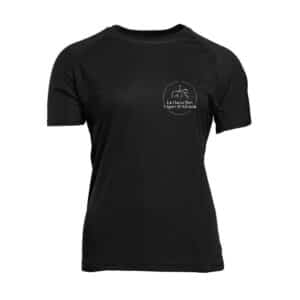 T-Shirt respirant (femme) - Le Haras des Vignes d'Allouin - Noir - PK141