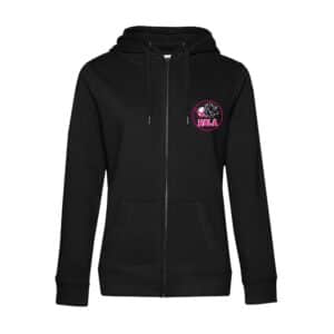SWEAT ZIPPÉ (femme) - HBLA - Noir - BCW03Q