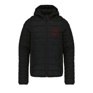 DOUDOUNE AVEC MANCHES ET CAPUCHE (enfant) - Haras di Saragua - Noir - K6112