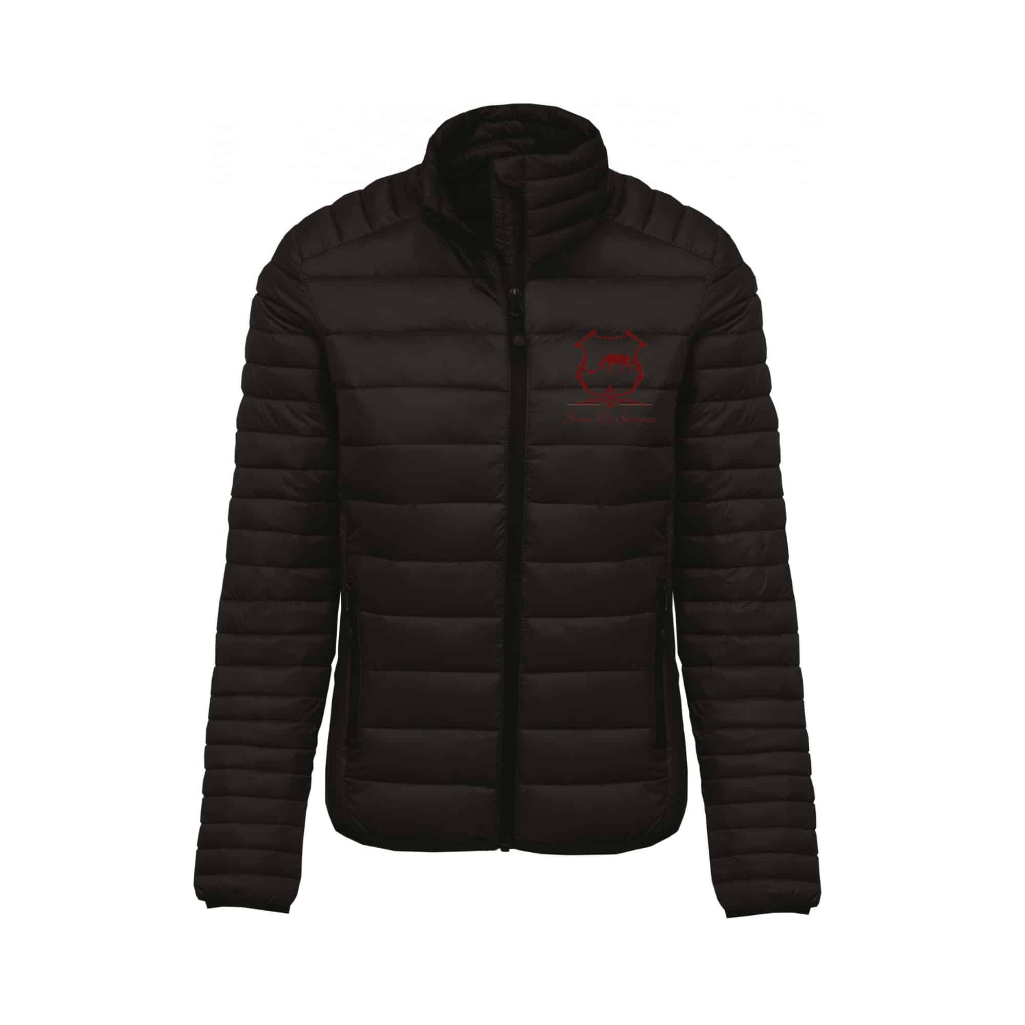 DOUDOUNE AVEC MANCHES (homme) - Haras di Saragua - Noir - K6120