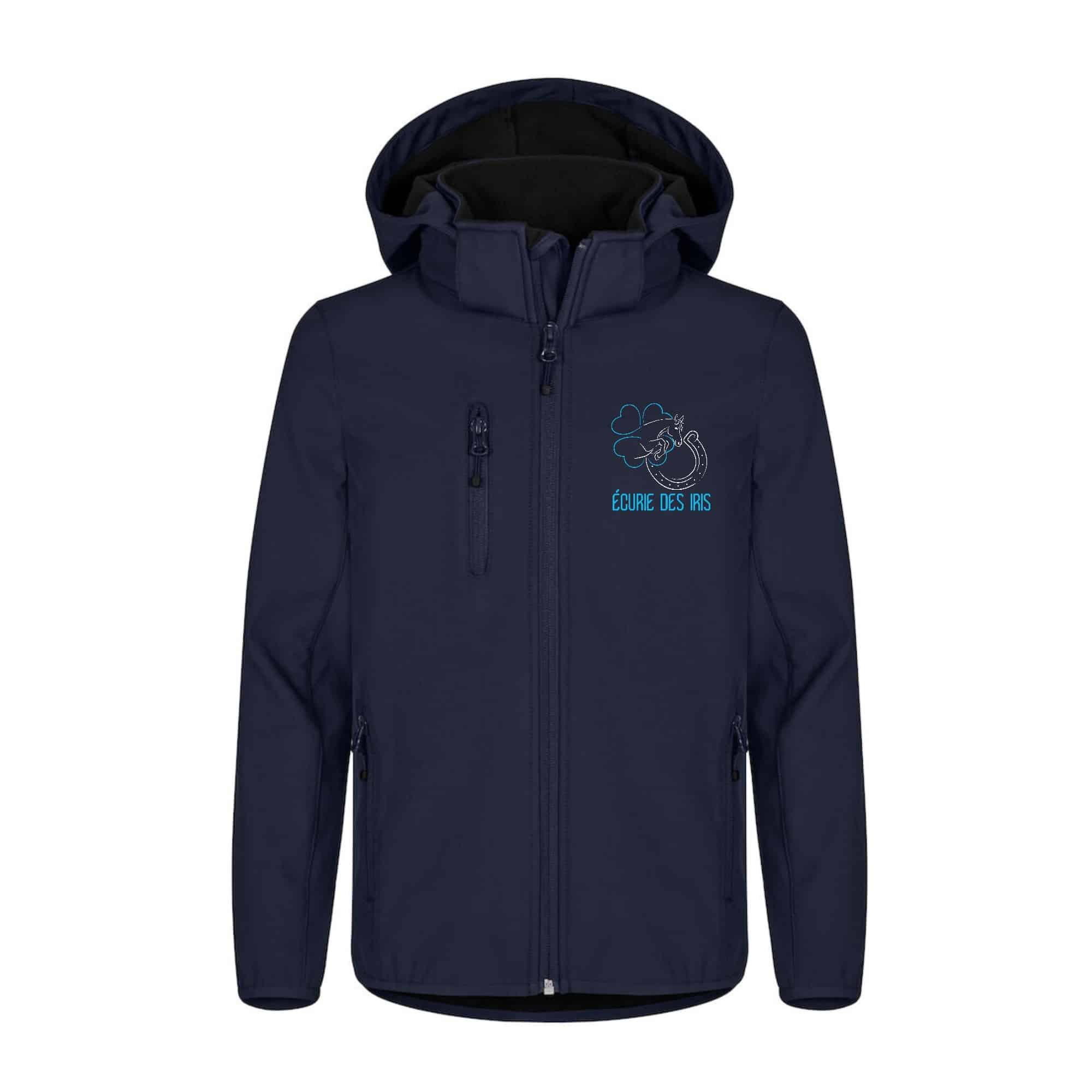 SOFTSHELL ''Classic'' (enfant) - Ecurie des Iris - Navy - 0200909