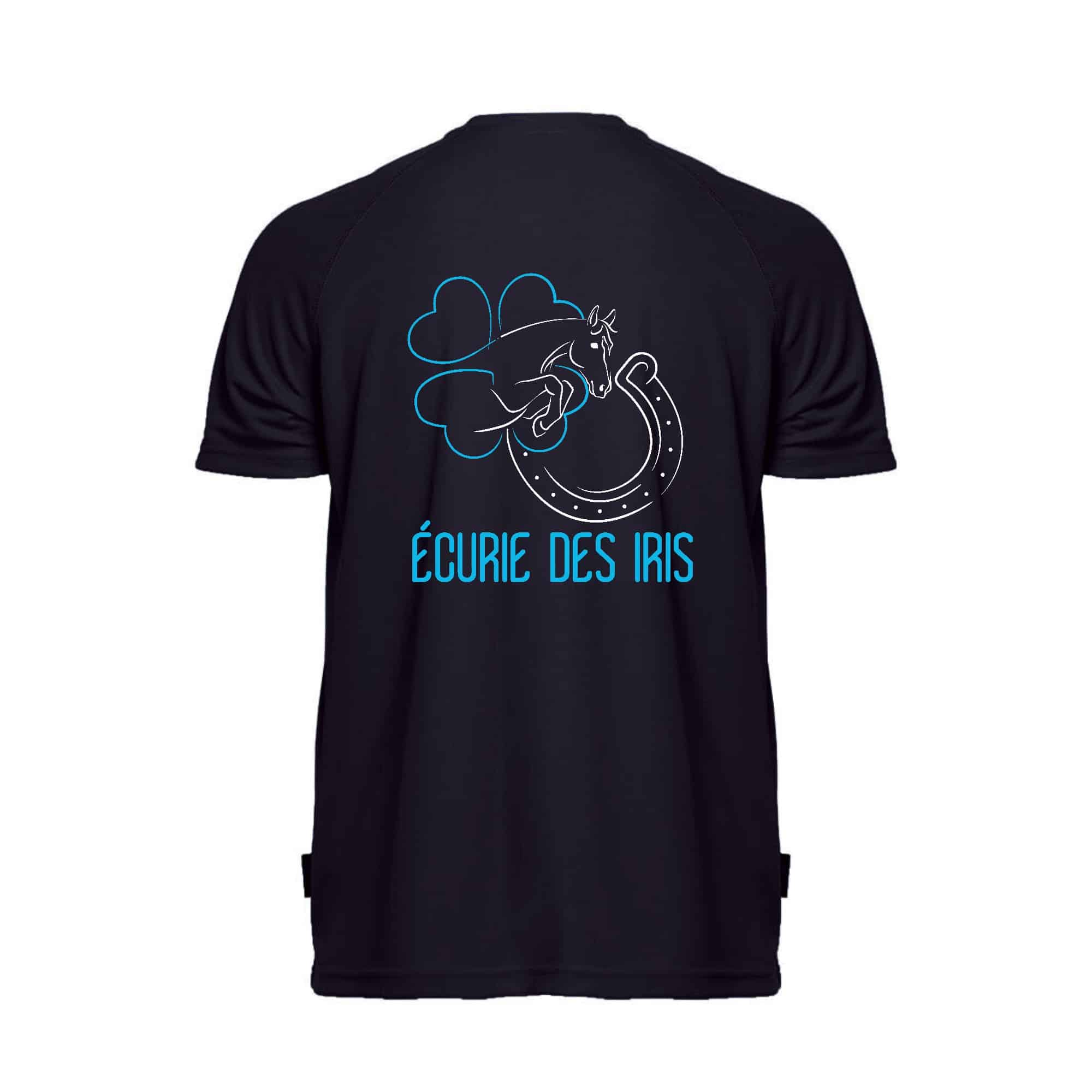 T-Shirt respirant (homme) - Ecurie des Iris - Navy - PK140 – Image 3