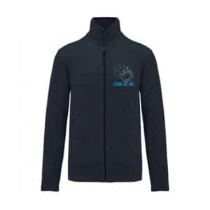 Veste micropolaire zippée (enfant) – Ecurie des Iris - Navy – K920