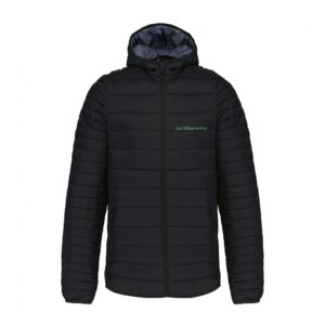 DOUDOUNE AVEC MANCHES ET CAPUCHE (homme) - Just’diagnostics  - Noir - K6110