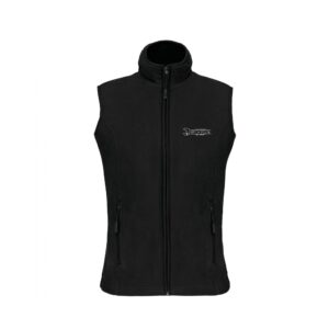 Veste micropolaire zippée sans manches (femme) – mec'alpes 74 - Noir - K906