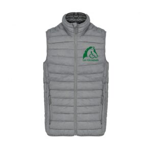 DOUDOUNE SANS MANCHES (femme) - Les Cécoignels - Gris chiné - K6114