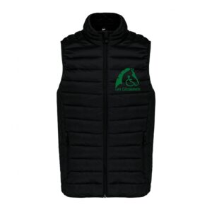 DOUDOUNE SANS MANCHES (enfant) - Les Cécoignels - Noir - K6115