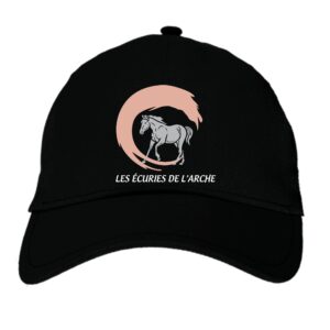 CASQUETTE - Les écuries de l’arche - Noir - BF015