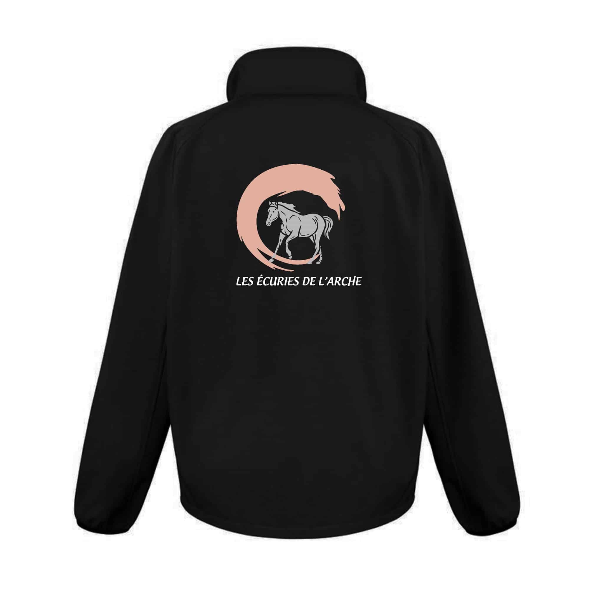 SOFTSHELL ECO (femme) – Les écuries de l’arche - Noir - R231F – Image 3