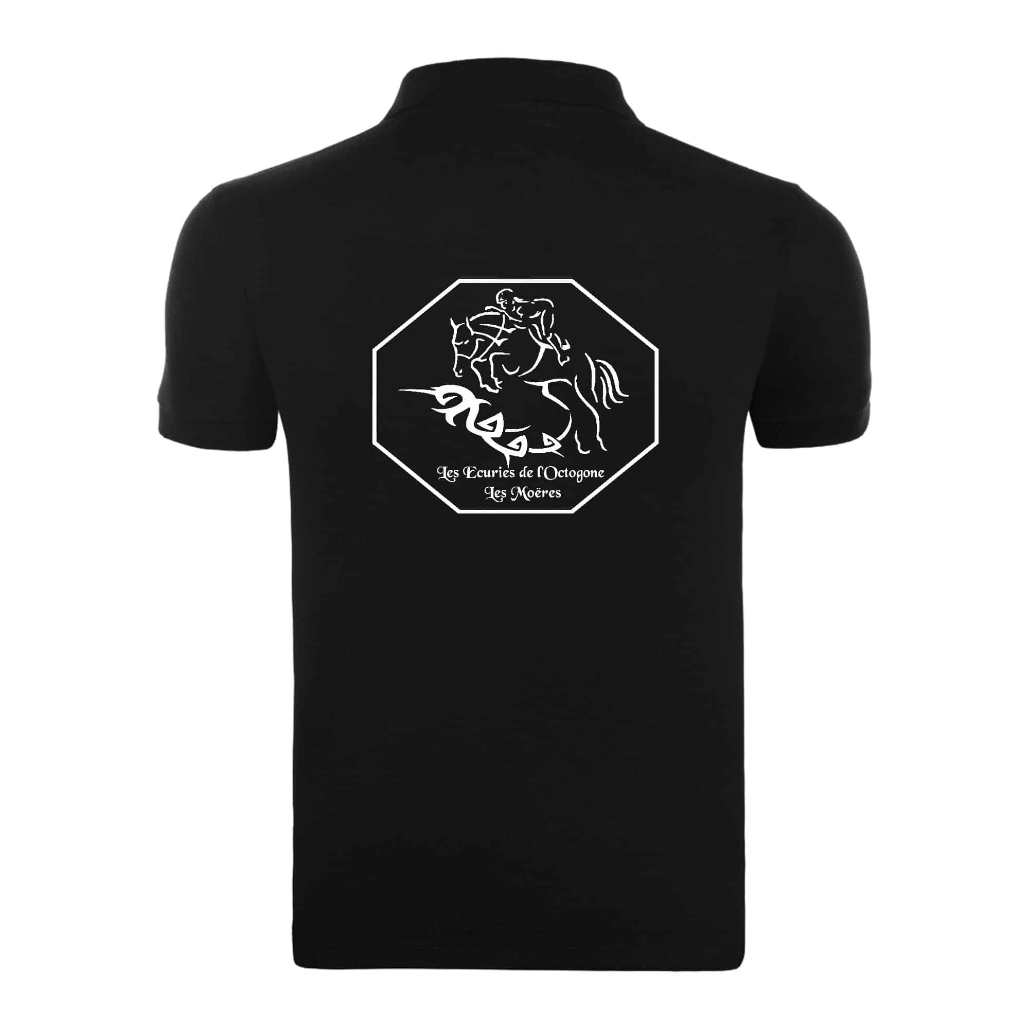 POLO (enfant) - Les écuries de l'octogone - Noir - BCK424 – Image 3