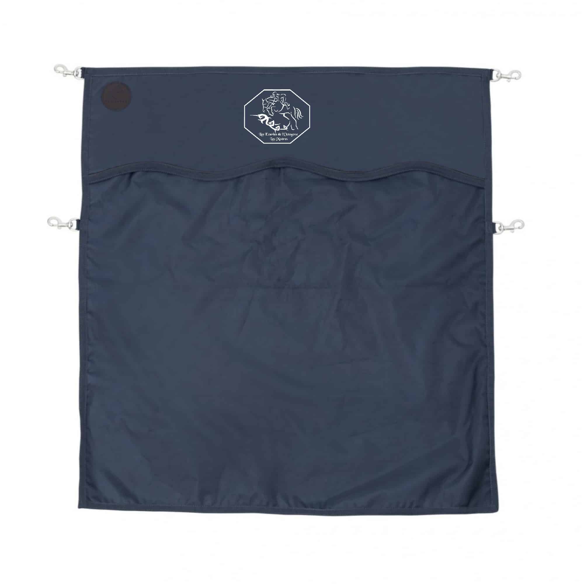 Rideau ou porte de box EQUITHÈME Premium - Les écuries de l'octogone - Navy - RP001
