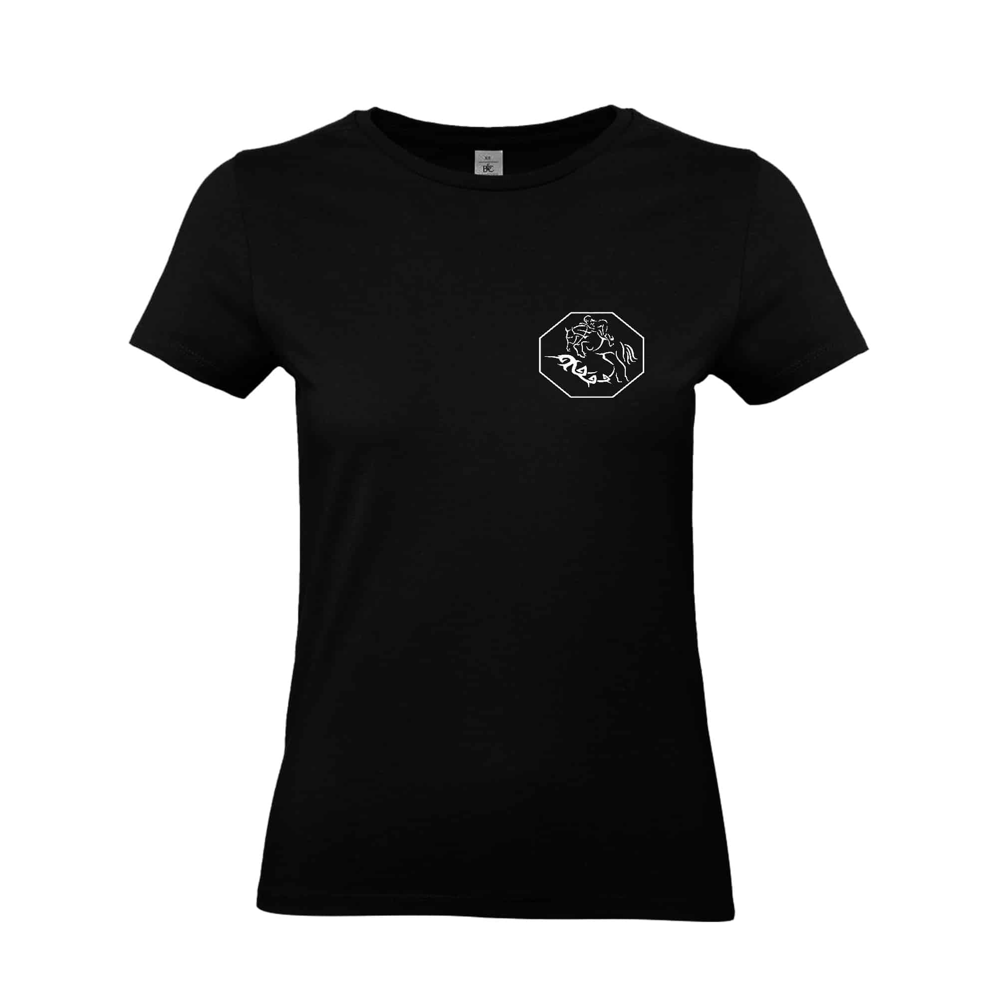 T-SHIRT (femme) - Les écuries de l'octogone - Noir - BC04T
