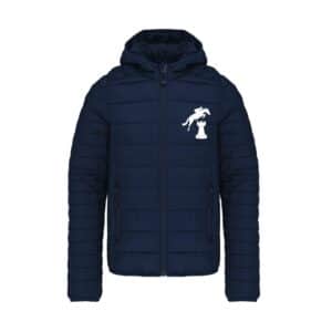 DOUDOUNE AVEC MANCHES ET CAPUCHE (enfant) - Les écuries de la Tour - Navy - K6112