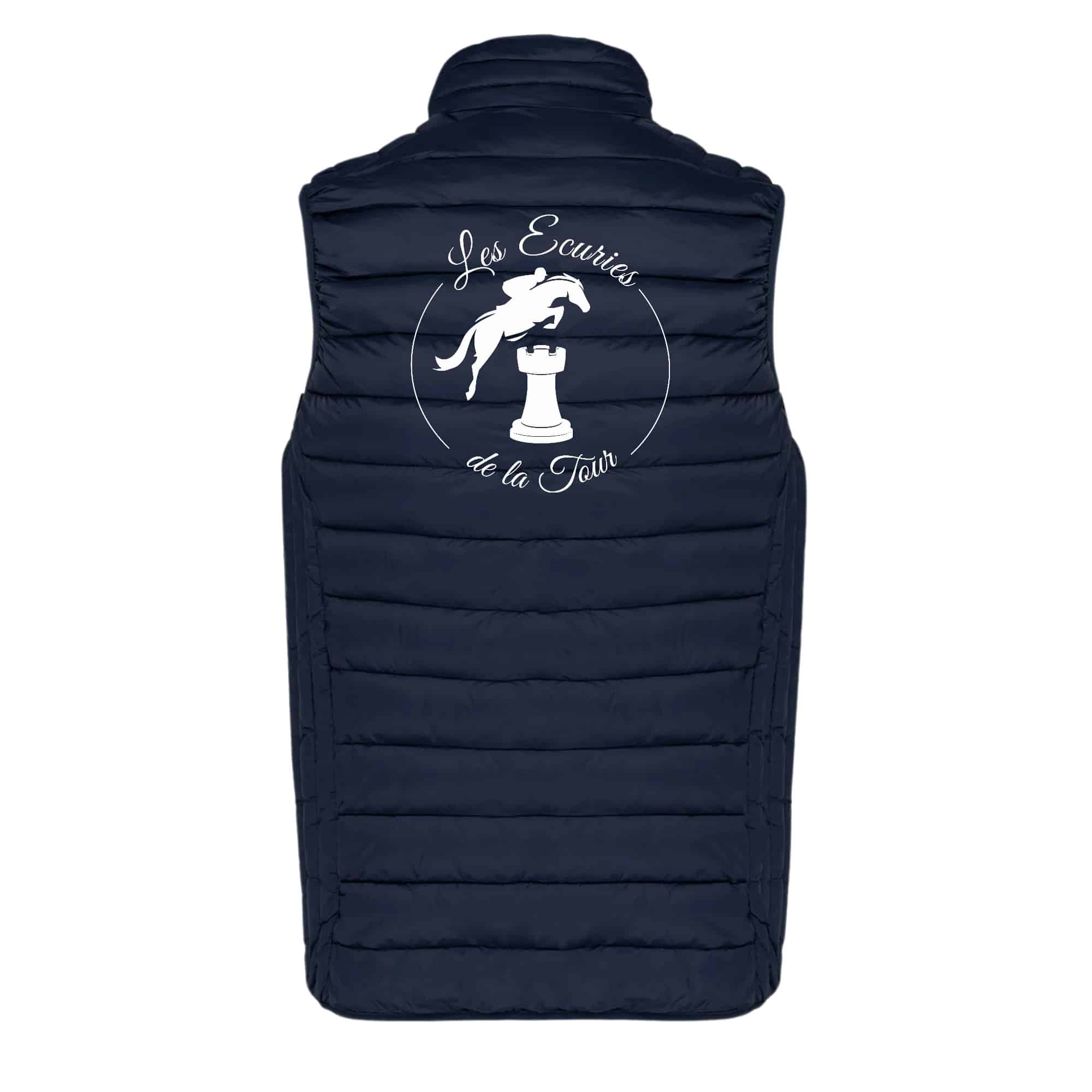DOUDOUNE SANS MANCHES (femme) - Les écuries de la Tour - Navy - K6114 – Image 3