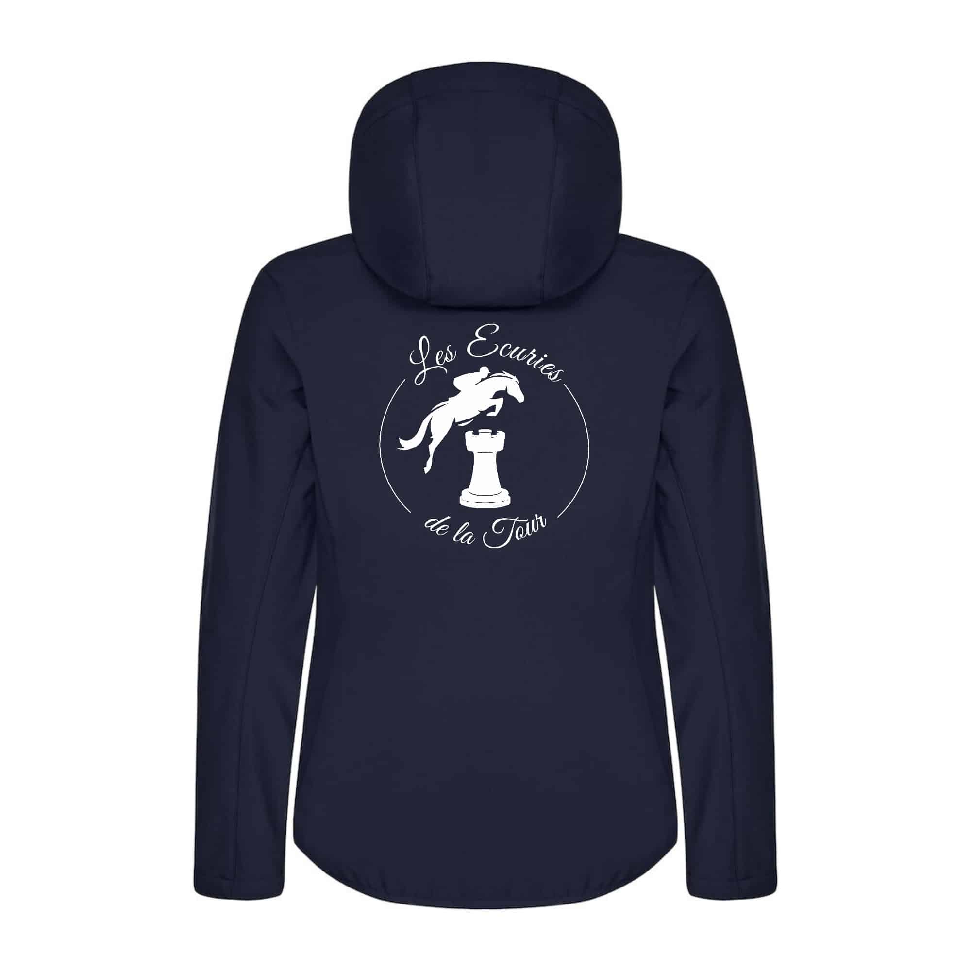 SOFTSHELL "Classic" (femme) - Les écuries de la Tour - Navy - 0200917 – Image 3
