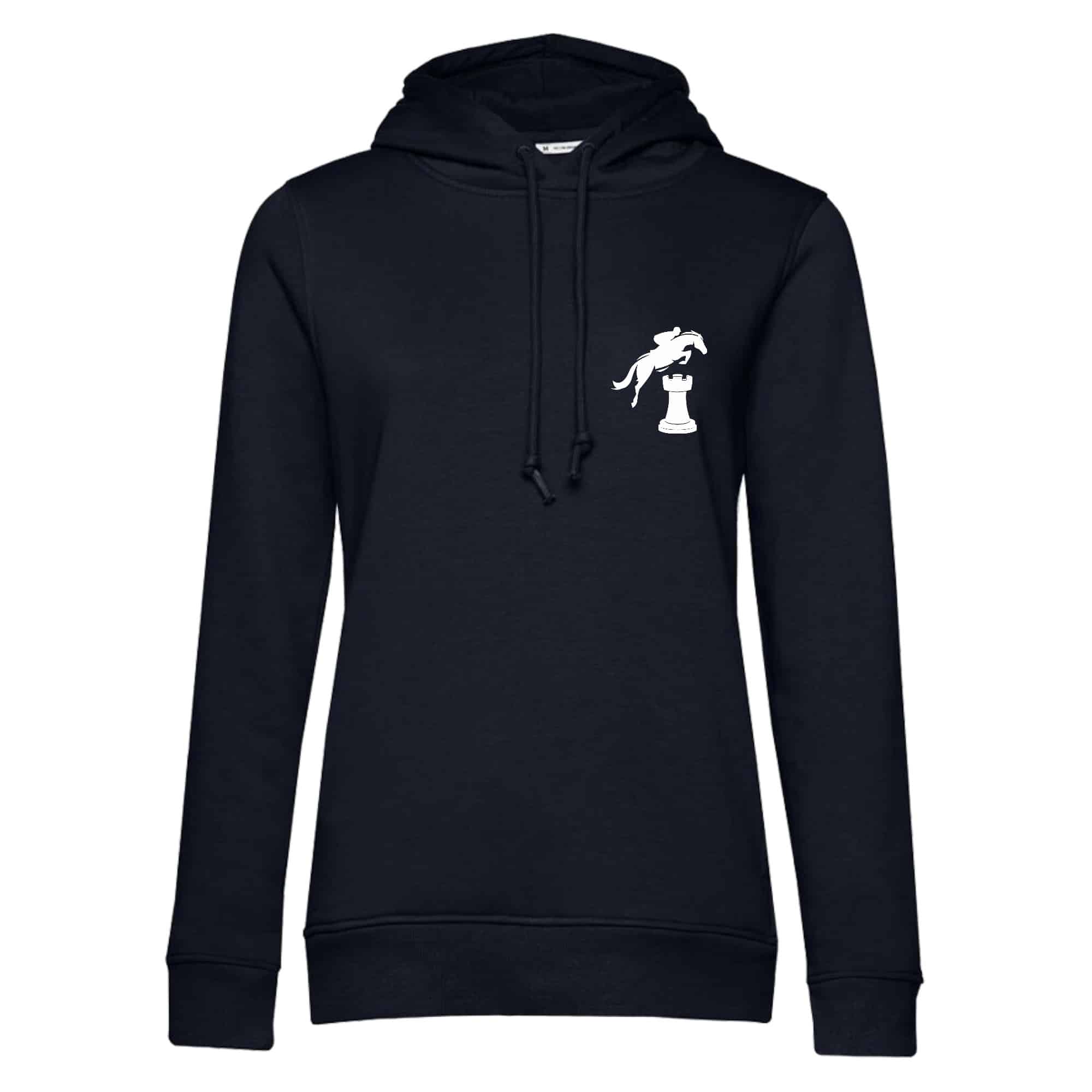 SWEAT A CAPUCHE (femme) – Les écuries de la Tour - Navy - BCW34B