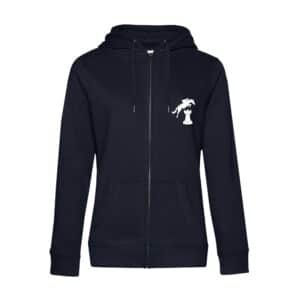 SWEAT ZIPPÉ (femme) - Les écuries de la Tour - Navy - BCW03Q