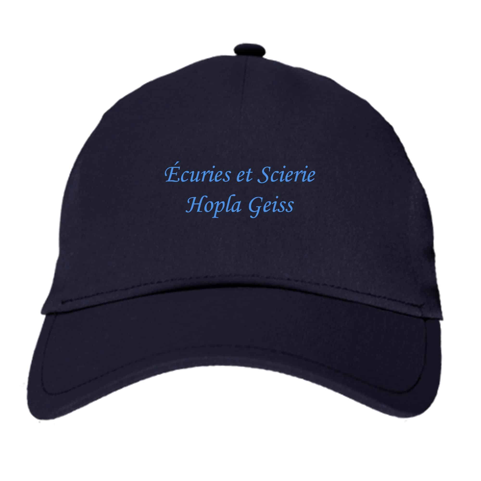 CASQUETTE - Les Écuries Hopla Geiss - Navy - BF015