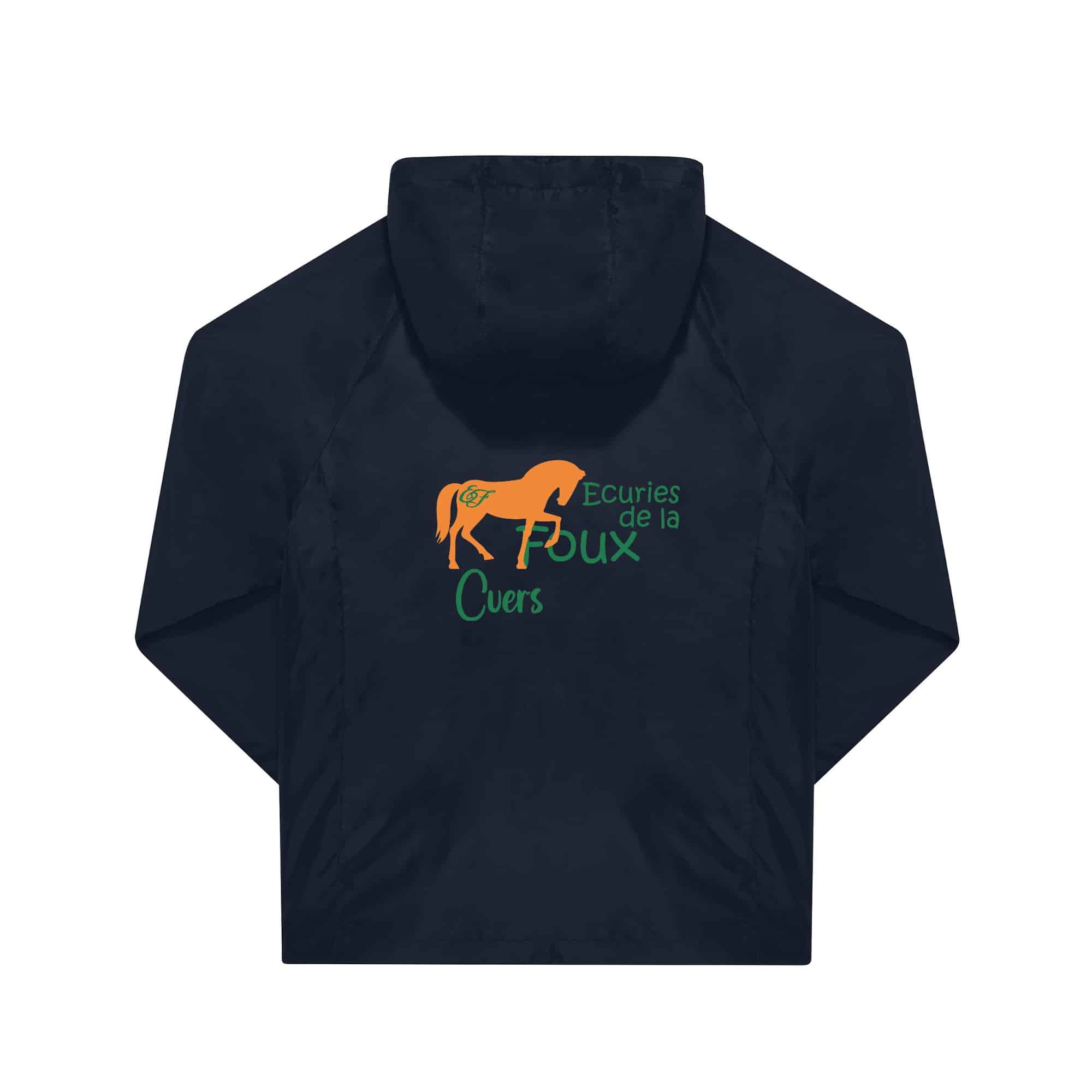 COUPE-VENT (unisexe) - LES ECURIES DE LA FOUX - Navy - BC630 – Image 3