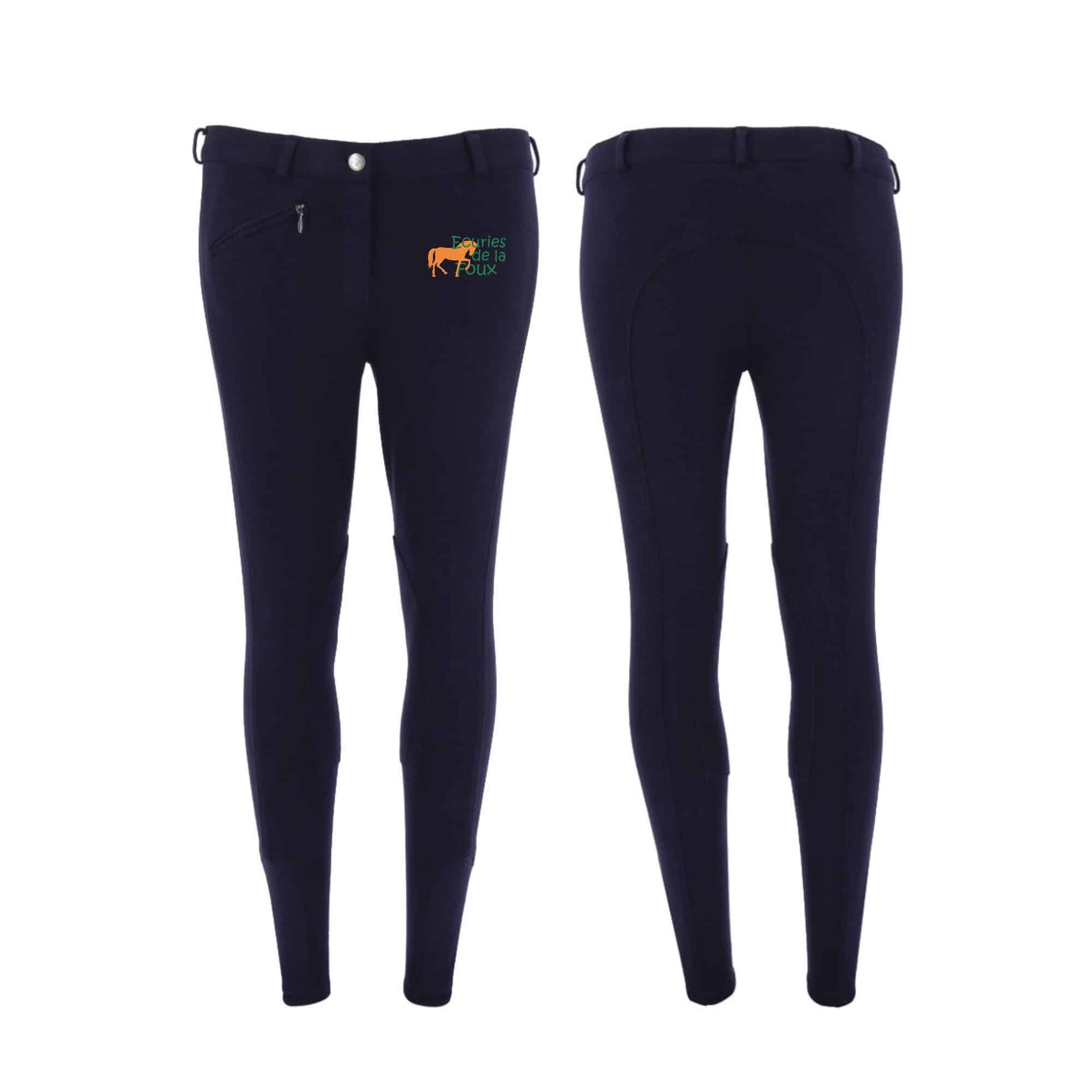 Pantalon d'équitation RIDING WORLD (enfant) - LES ECURIES DE LA FOUX - Navy - 989070