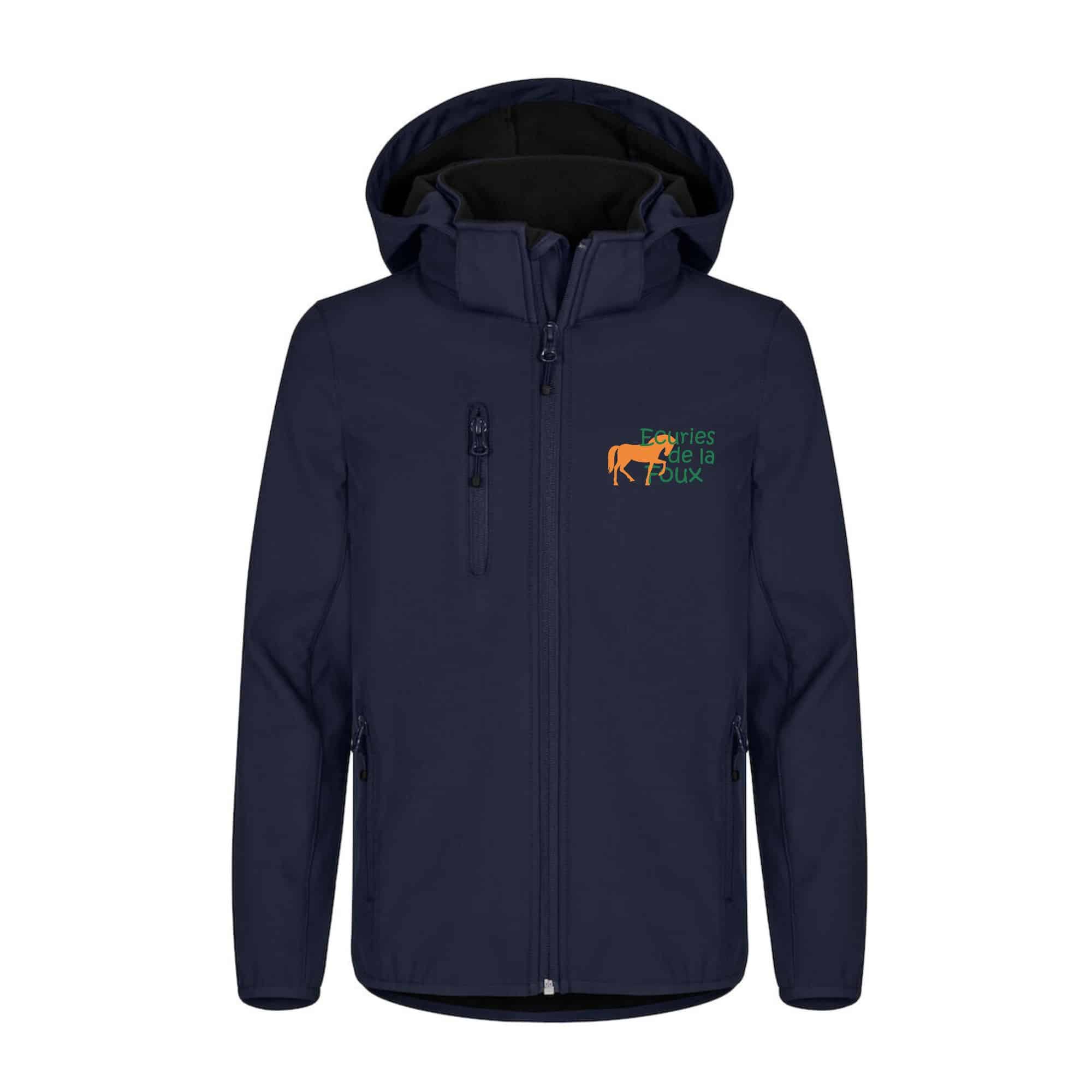 SOFTSHELL ''Classic'' (enfant) - LES ECURIES DE LA FOUX - Navy - 0200909