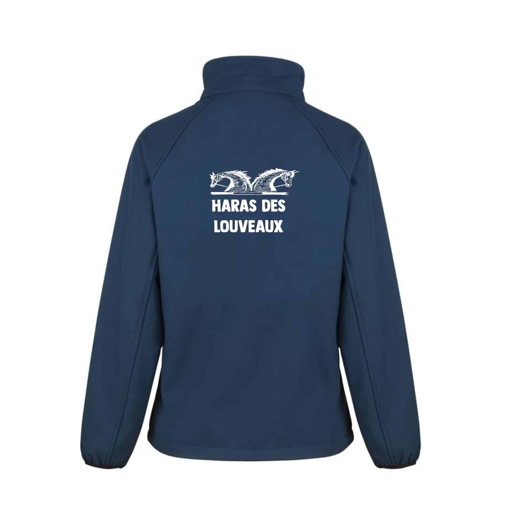 SOFTSHELL ECO (femme) – Au Galop les Louveaux - Navy - R231F – Image 3
