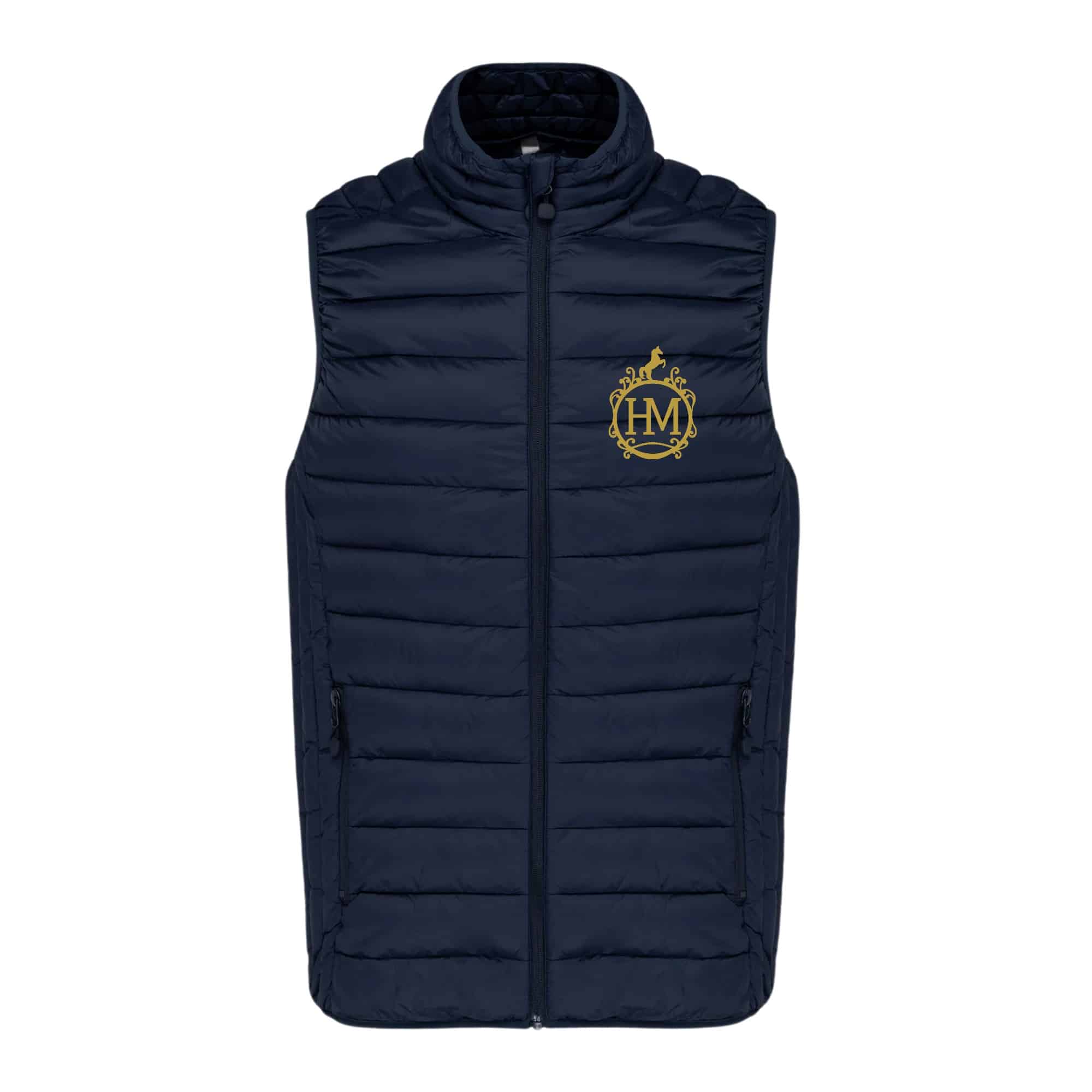 DOUDOUNE SANS MANCHES (homme) - Haras de Mai - Navy - K6113
