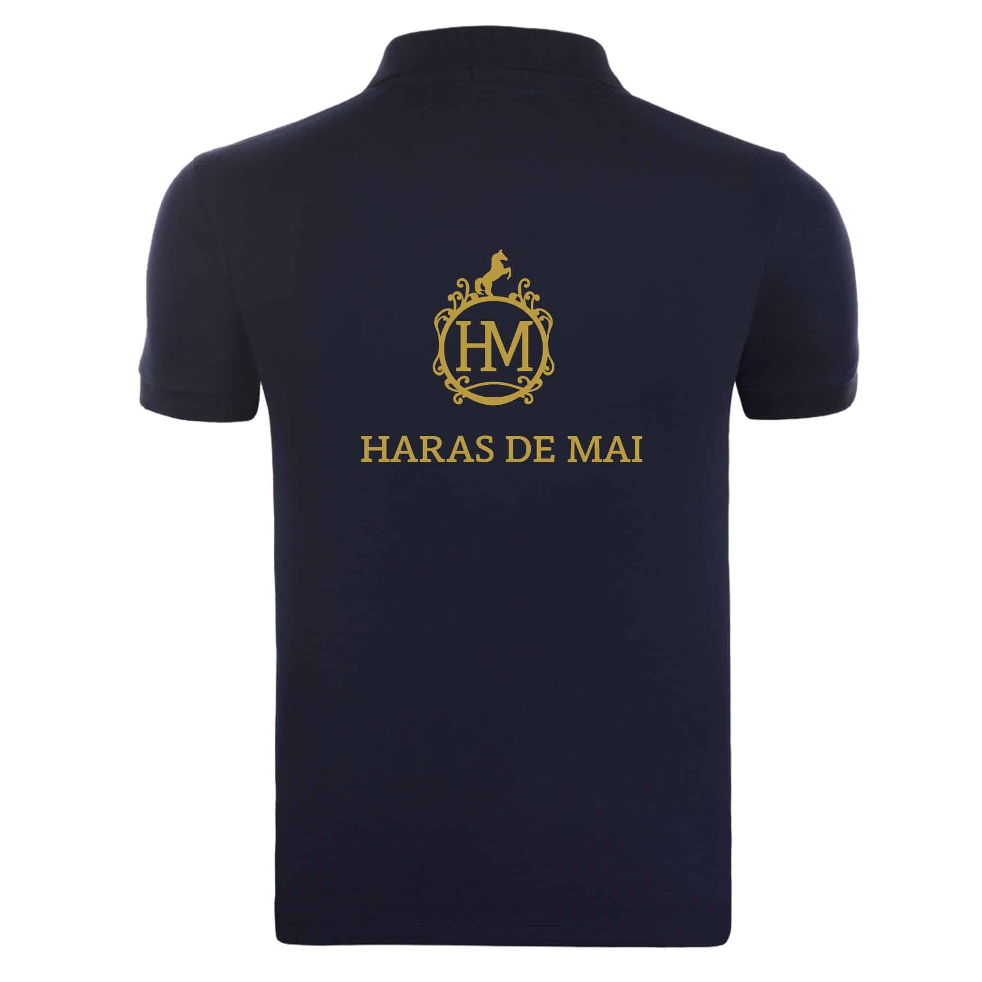 Polo premium (homme) - Haras de Mai - Navy - BCU426 – Image 2