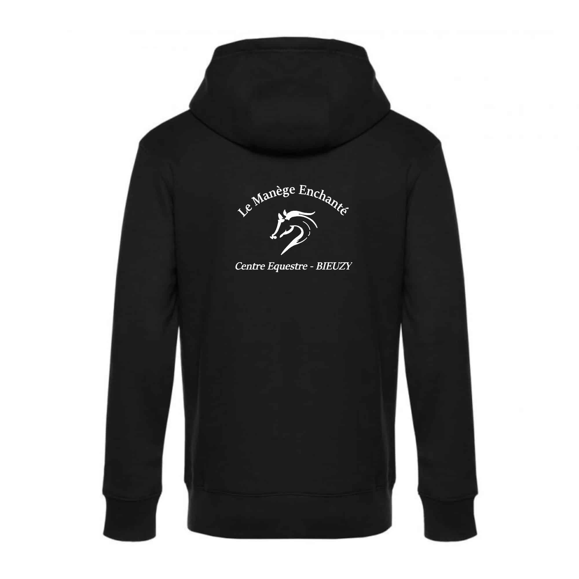 SWEAT ZIPPÉ (enfant) - Manège team compétition - Noir - K455 – Image 3