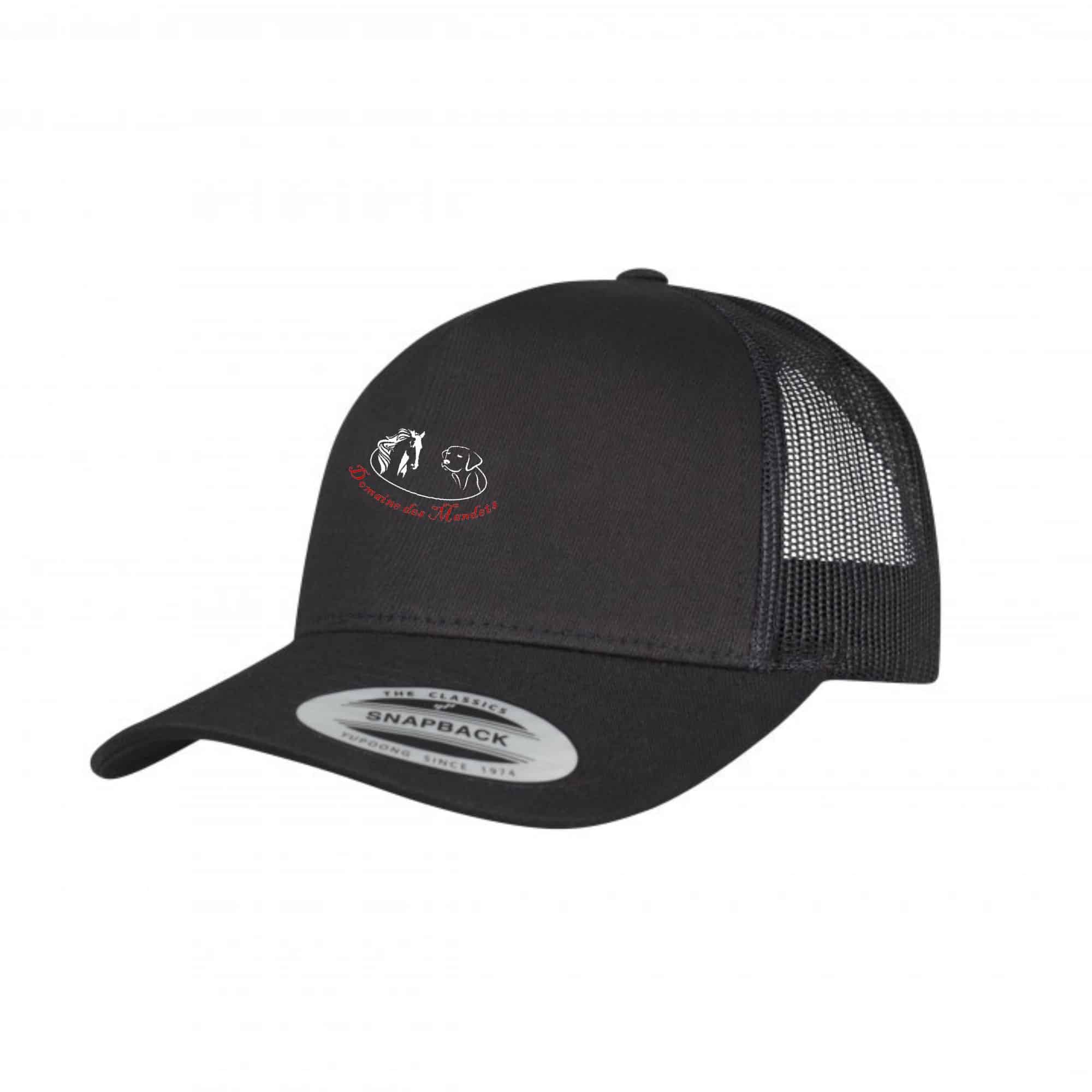 Casquette trucker - Domaine des mandets - Noir - FX6506