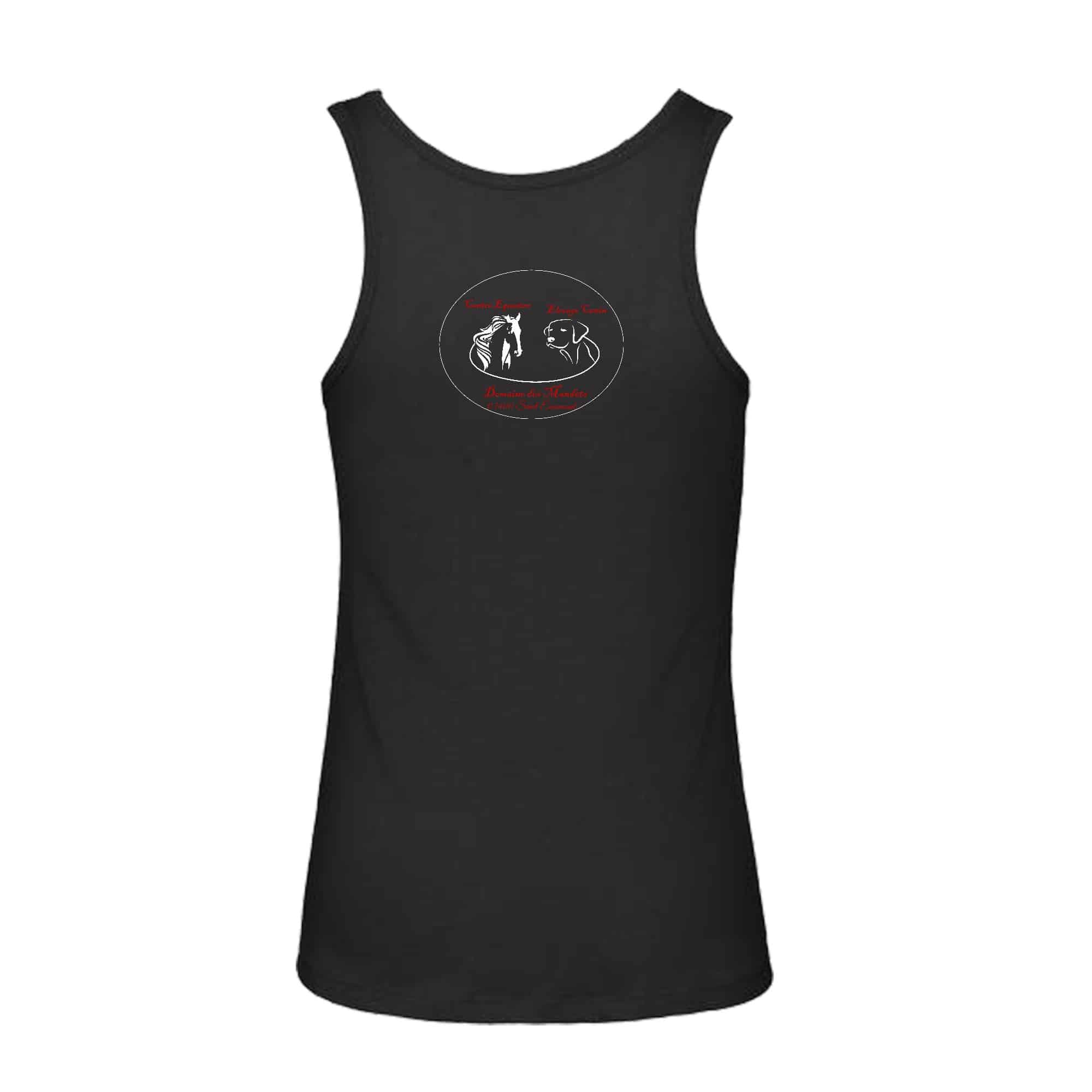 DEBARDEUR (femme) - Domaine des mandets - Noir - BC073 – Image 3