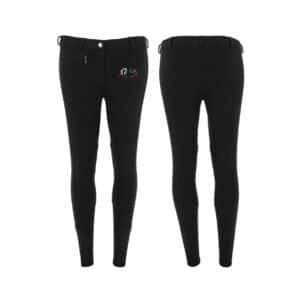 Pantalon d'équitation RIDING WORLD (enfant) - Domaine des mandets - Noir - 989070