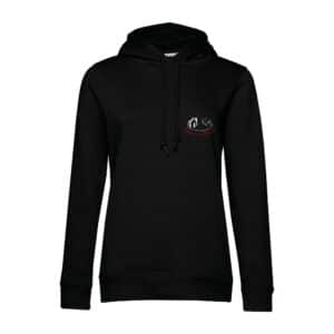 SWEAT A CAPUCHE (femme) – Domaine des mandets - Noir - BCW34B