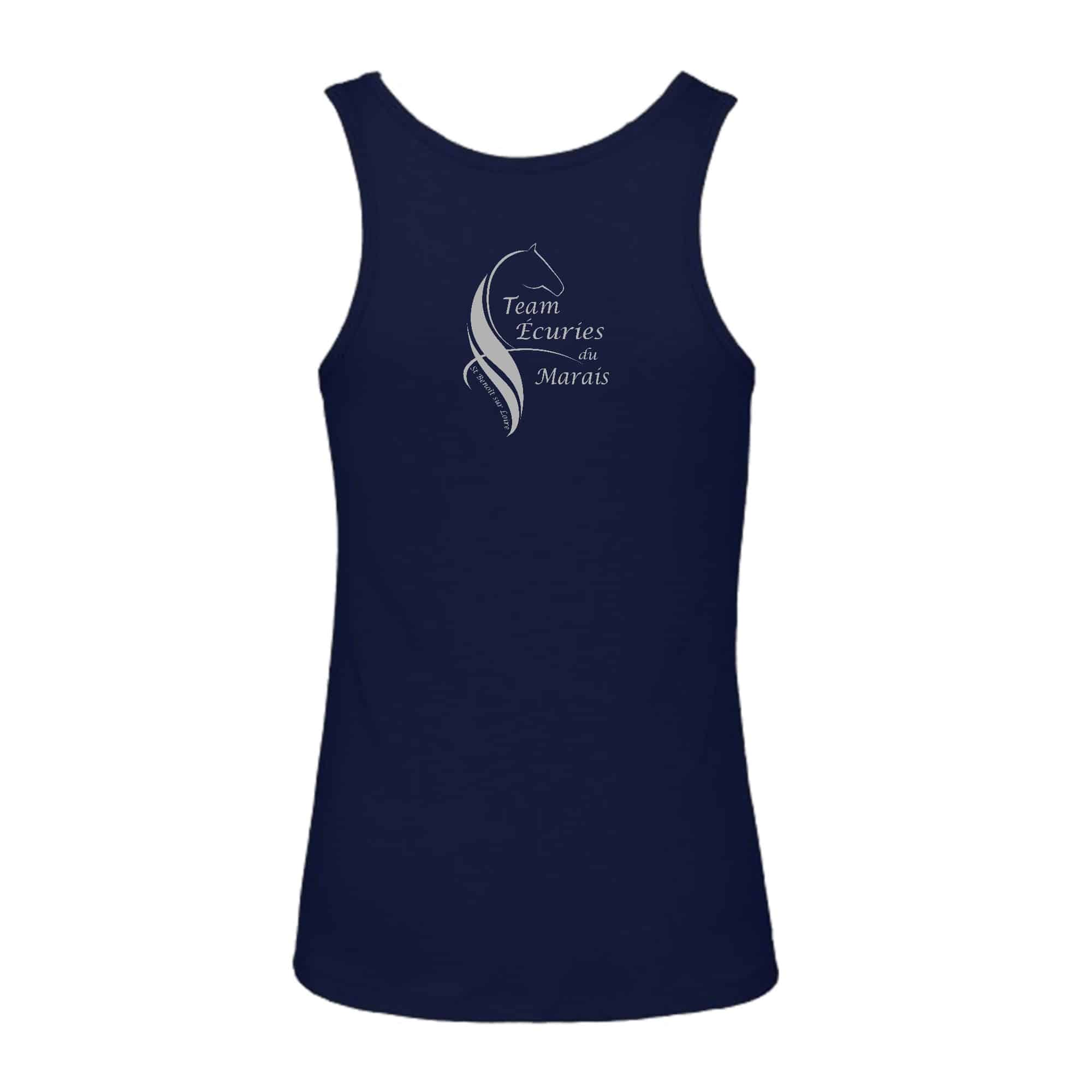 DEBARDEUR (femme) - Écuries du Marais - Navy - BC073 – Image 3