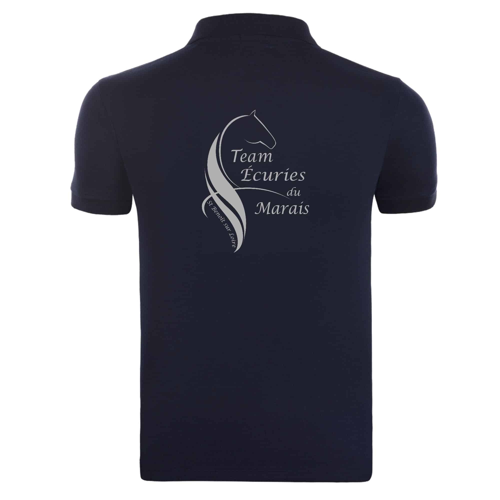 POLO (homme) - Écuries du Marais - Navy - BCID1 – Image 3