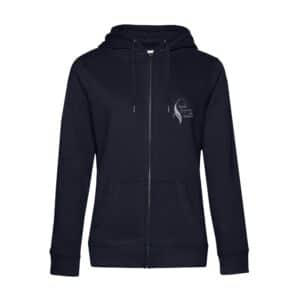 SWEAT ZIPPÉ (femme) - Écuries du Marais - Navy - BCW03Q