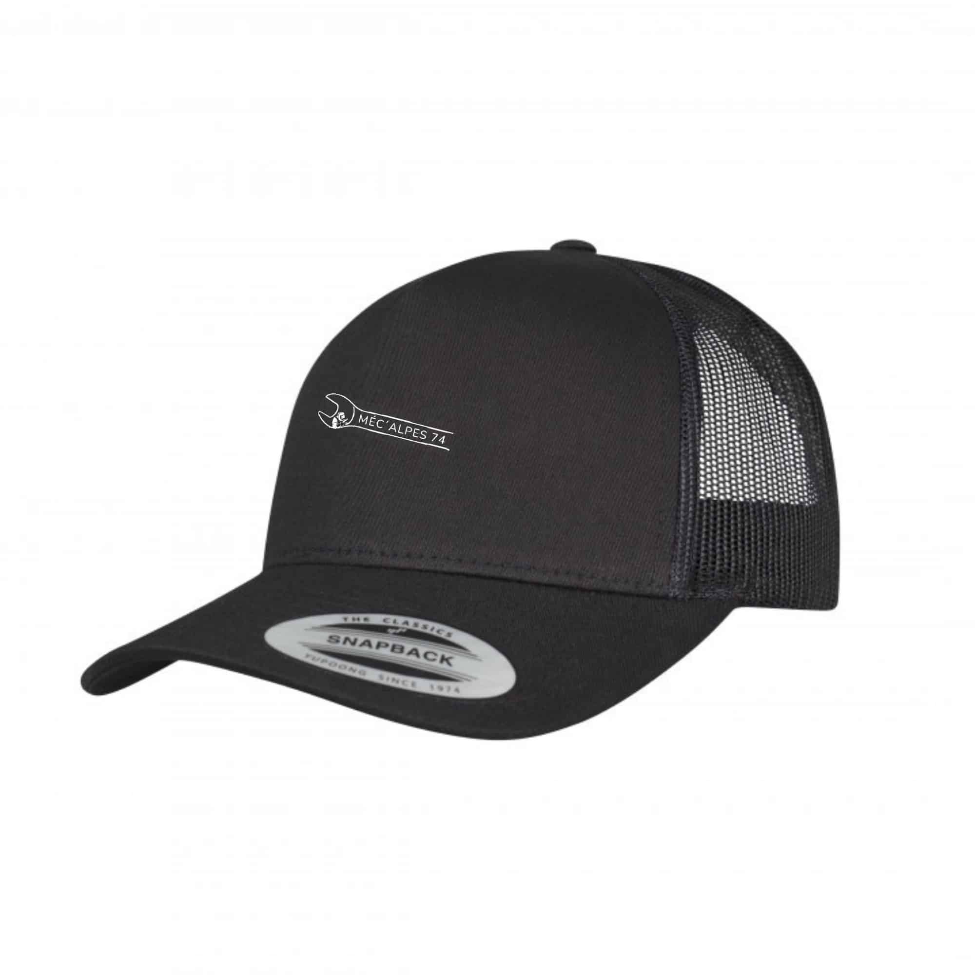 Casquette trucker - mec'alpes 74 - Noir - FX6506