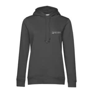 SWEAT A CAPUCHE (femme) – mec'alpes 74 - Gris Anthracite - BCW34B
