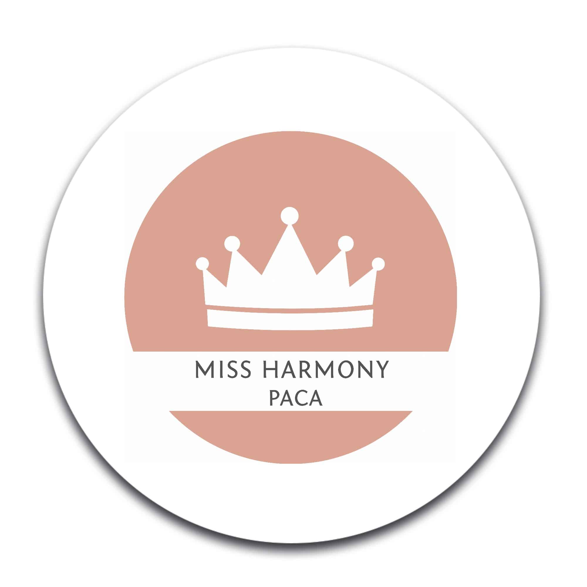 STICKER ROND - Miss Harmony Paca - STI001