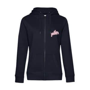 SWEAT ZIPPÉ (femme) - Centre Equestre de la grande motte - Navy - BCW03Q