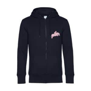 SWEAT ZIPPÉ (enfant) - Centre Equestre de la grande motte - Navy - K455