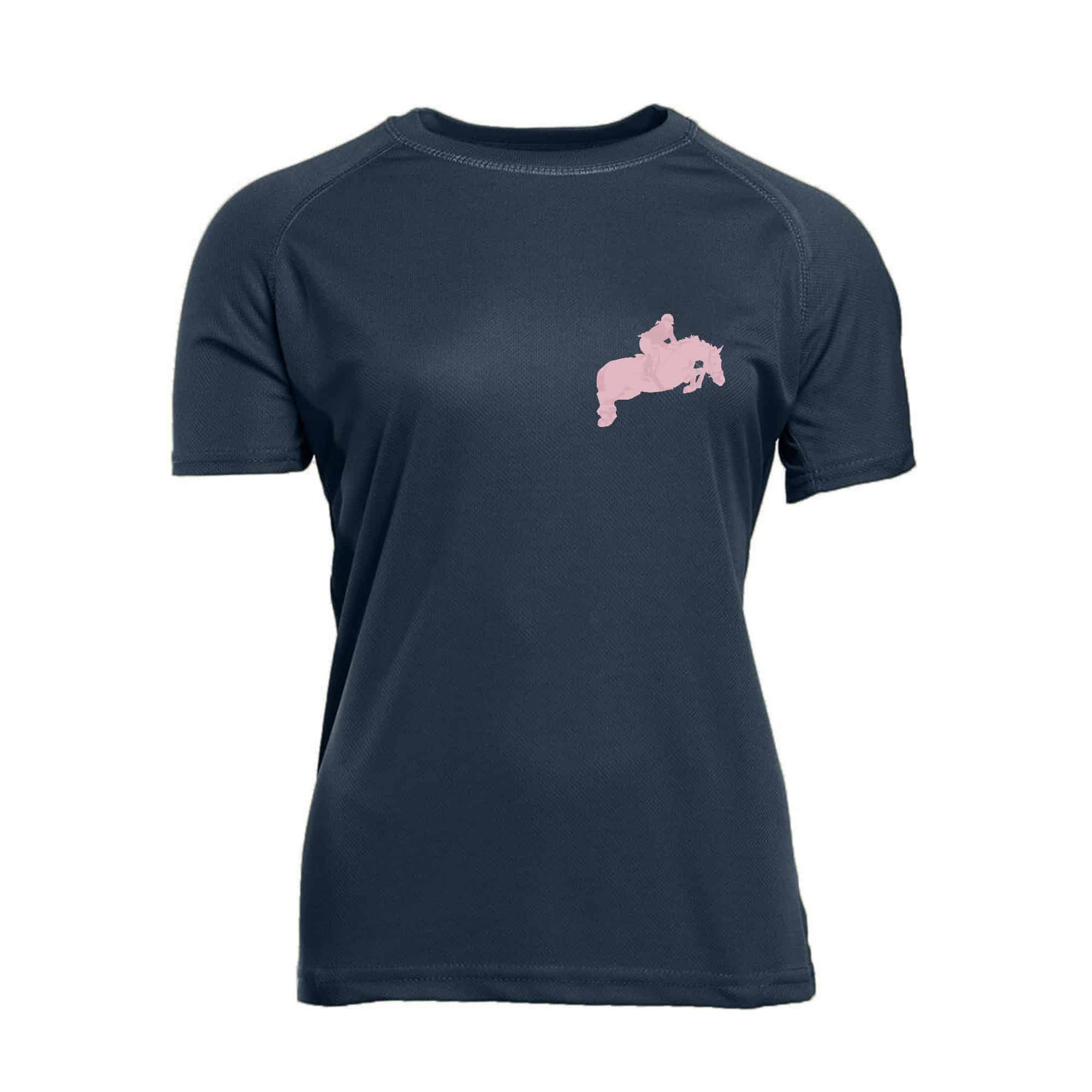 T-Shirt respirant (femme) - Centre Equestre de la grande motte - Navy - PK141