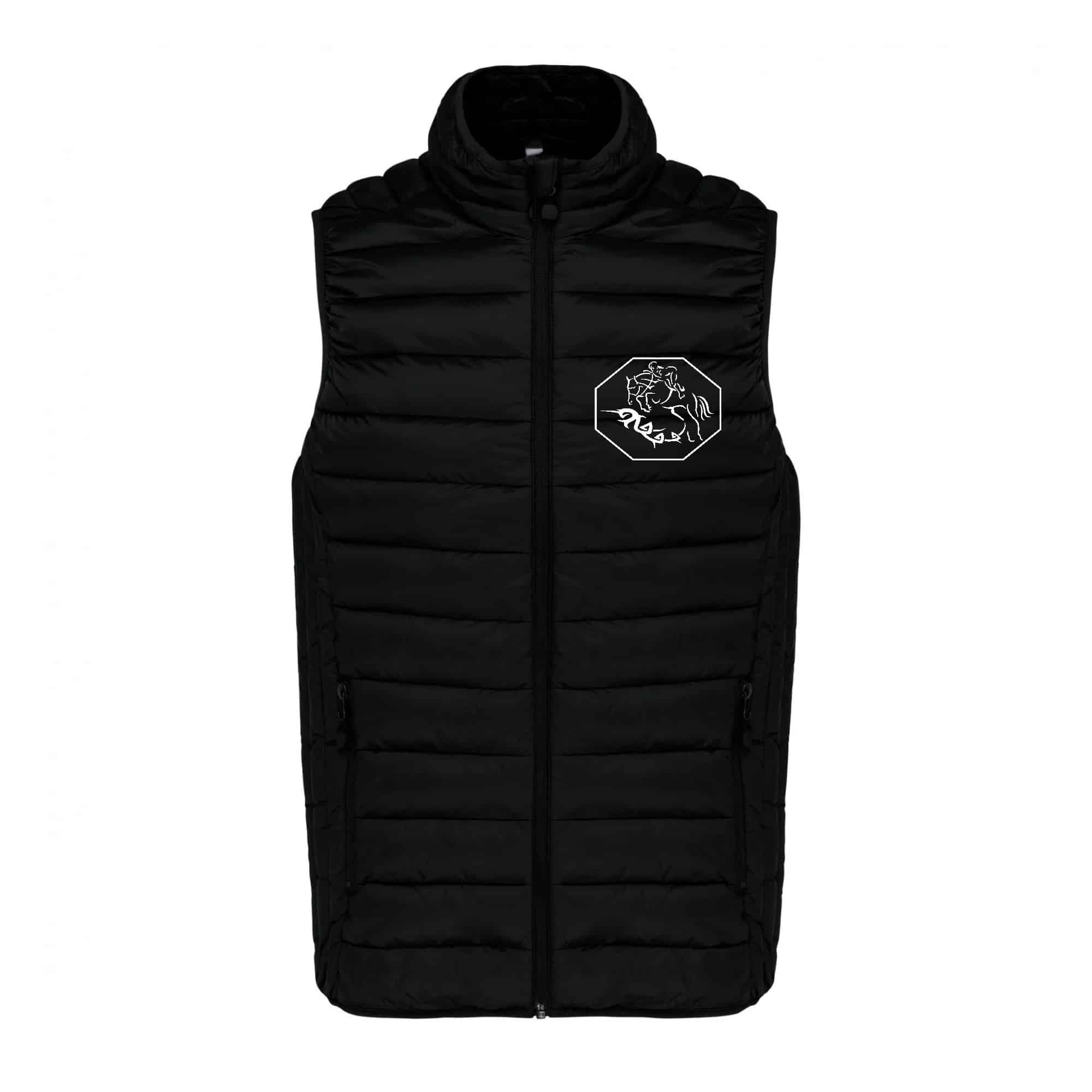 DOUDOUNE SANS MANCHES (femme) - Les écuries de l'octogone - Noir - K6114