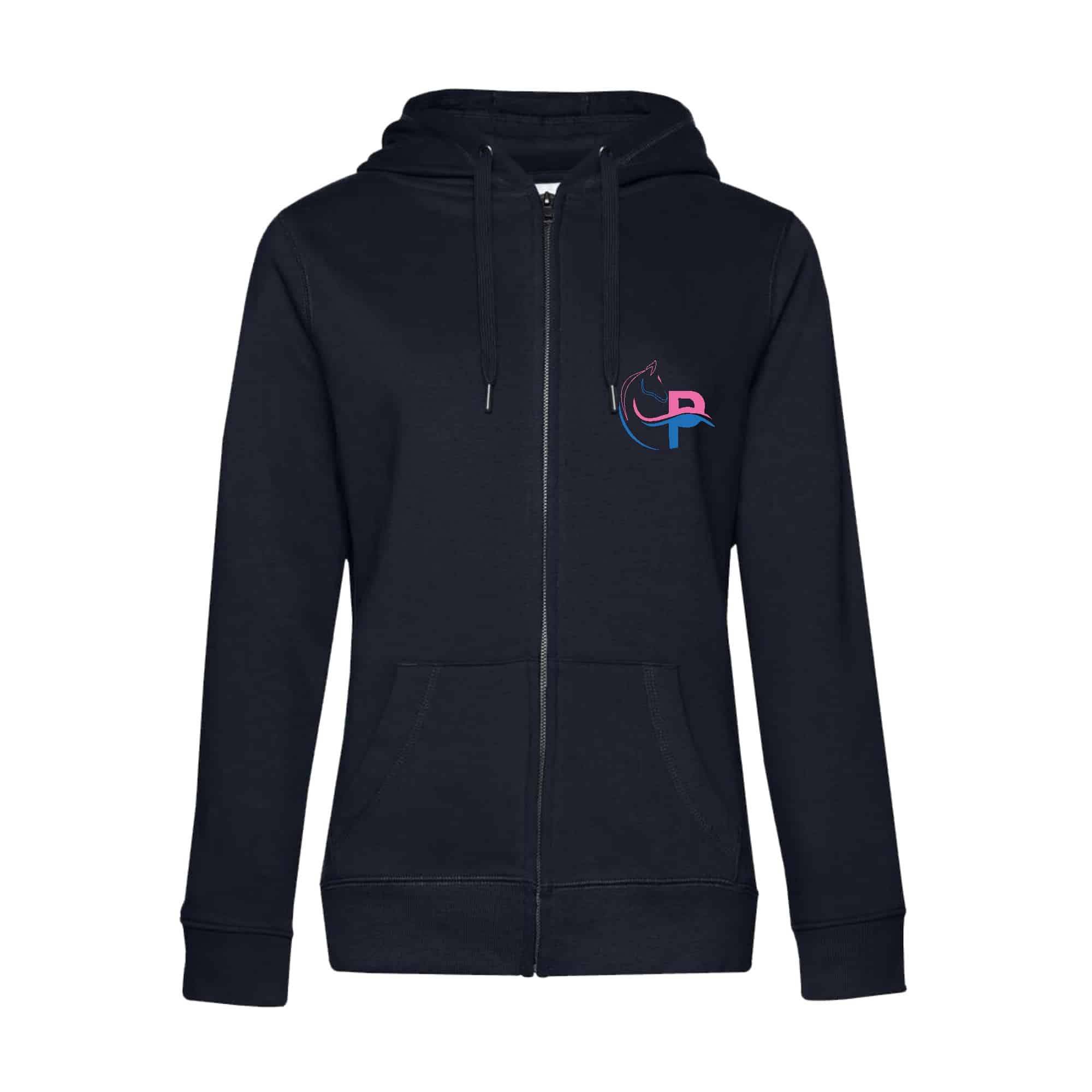 SWEAT ZIPPÉ (femme) - Centre équestre des picotains - Navy - BCW03Q