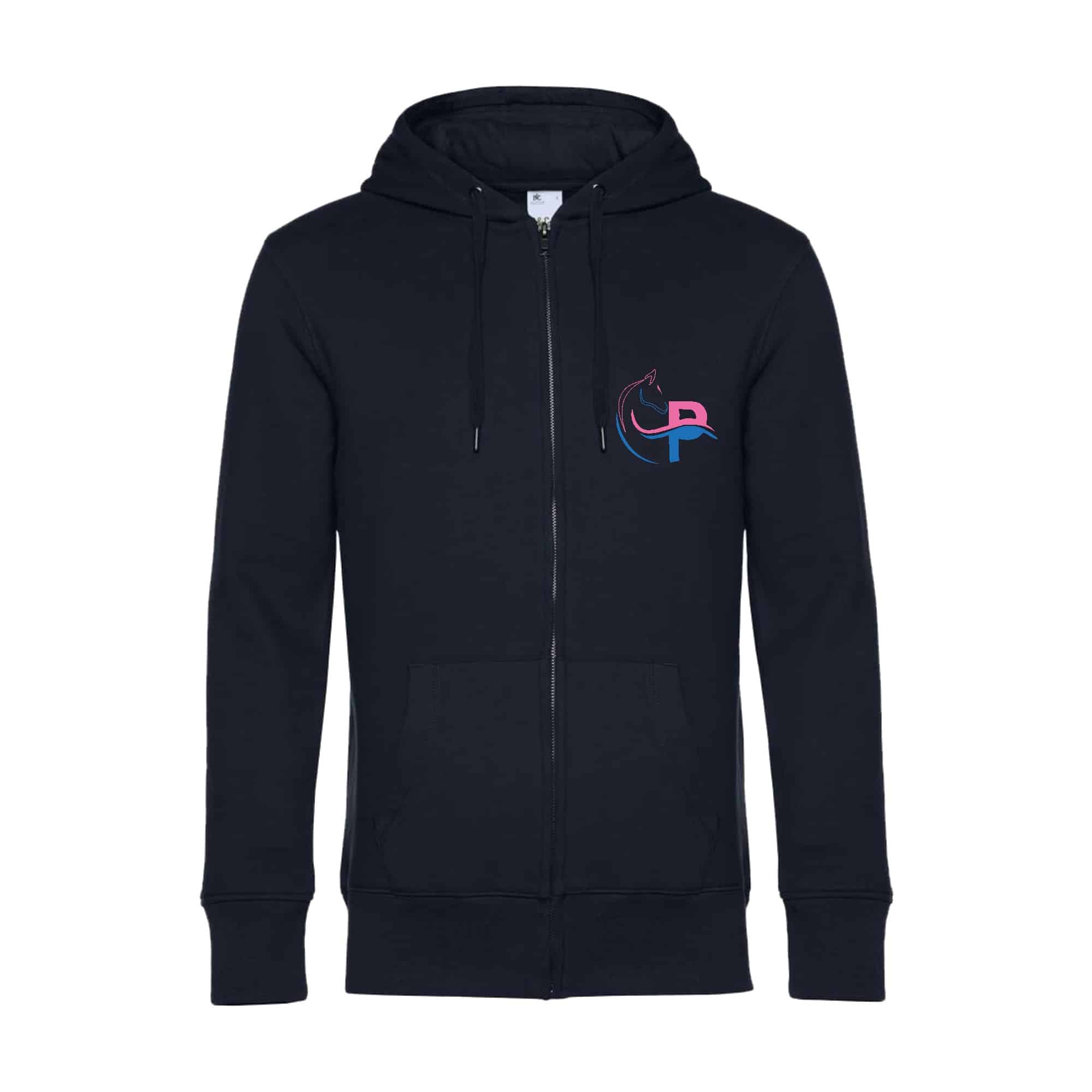 SWEAT ZIPPÉ (enfant) - Centre équestre des picotains - Navy - K455